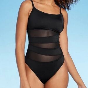 Shade‎ & Shore Elegant Black Swimwear